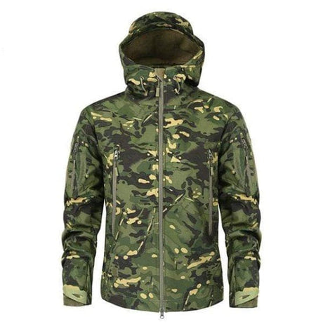 Camouflage Fleece Jacket Windbreaker Outdoor Clothing  