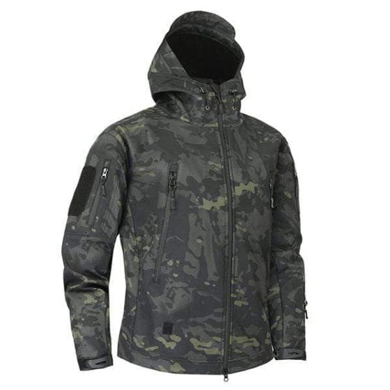 Camouflage Fleece Jacket Windbreaker Outdoor Clothing  BushLine