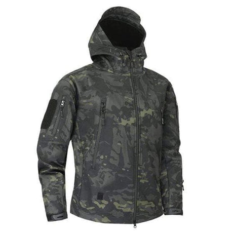 Camouflage Fleece Jacket Windbreaker Outdoor Clothing  BushLine