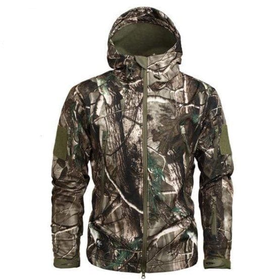 Camouflage Fleece Jacket Windbreaker Outdoor Clothing BushLine BIO S(55-65KG)
