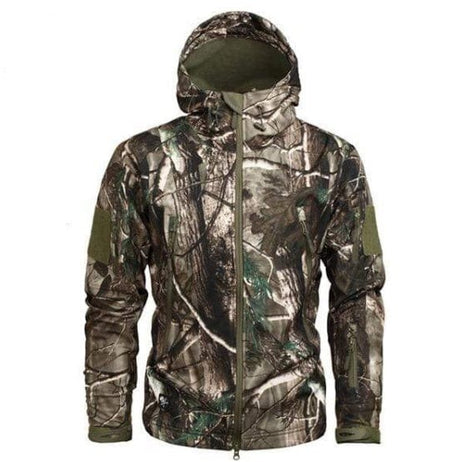Camouflage Fleece Jacket Windbreaker Outdoor Clothing BushLine BIO S(55-65KG)