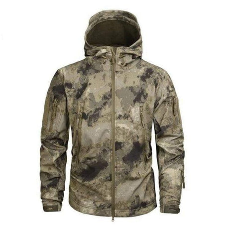 Camouflage Fleece Jacket Windbreaker Outdoor Clothing  BushLine