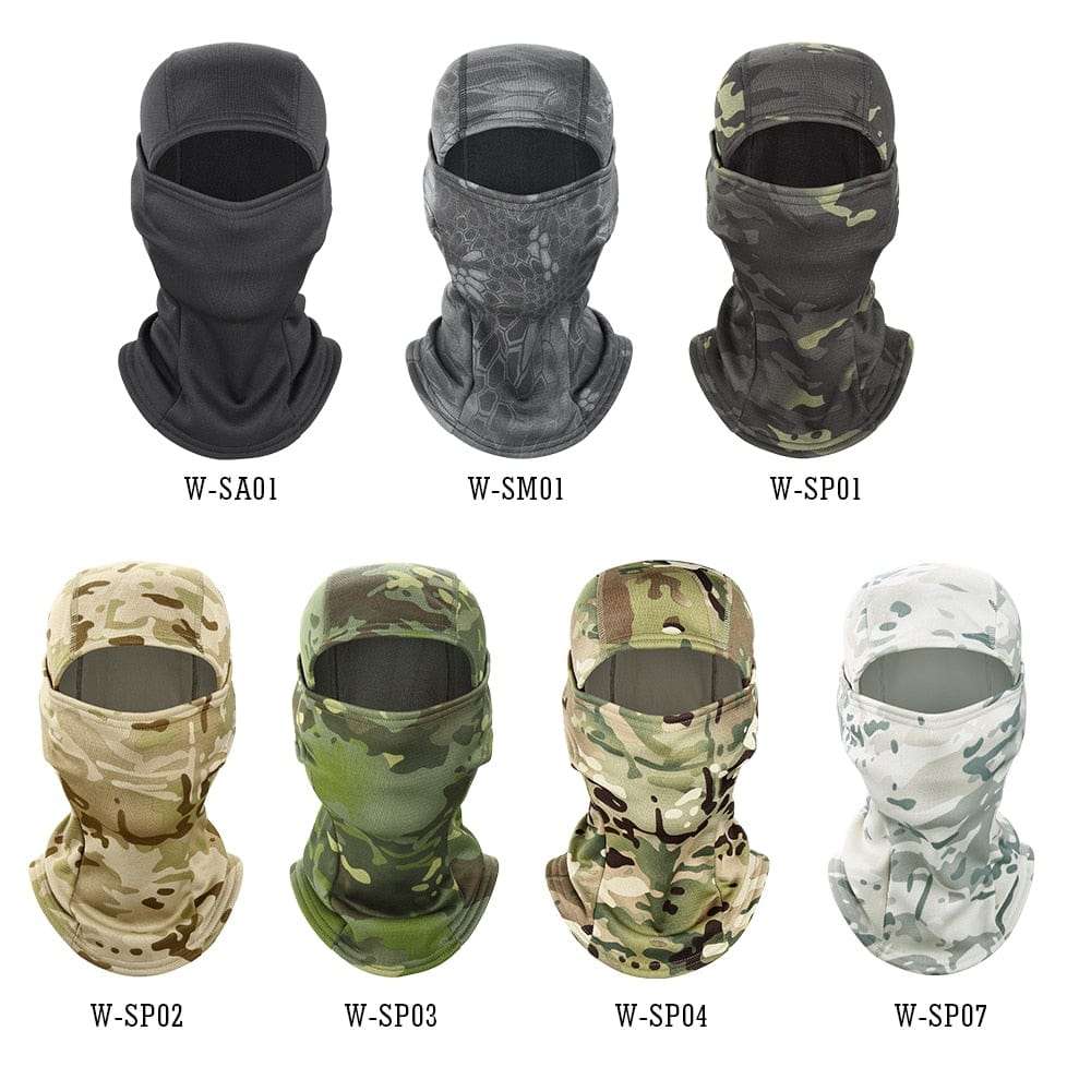 Camouflage Full Face Balaclava Summer   BushLine