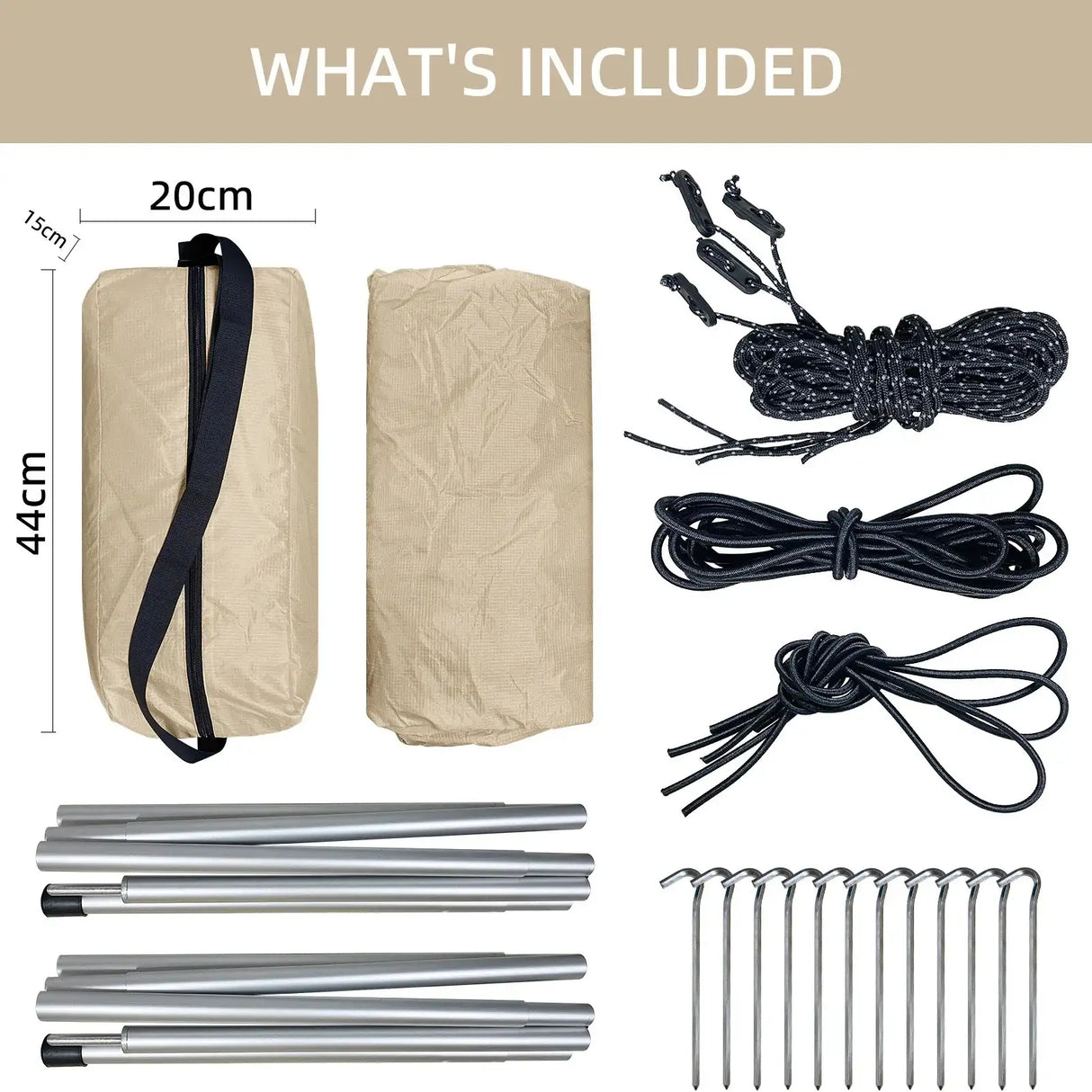 Camping Rear Tent, Mosquito Prevention and Sunshade, SUV Car 4x4 Camping Equipment  