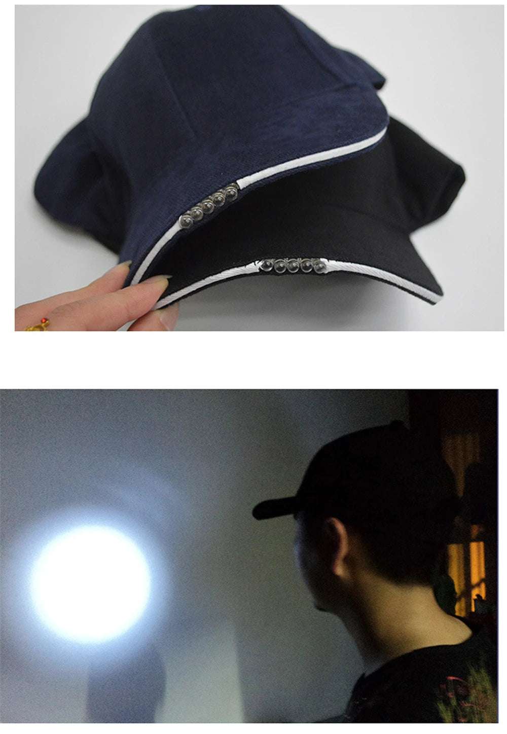 Cap with LED Light   