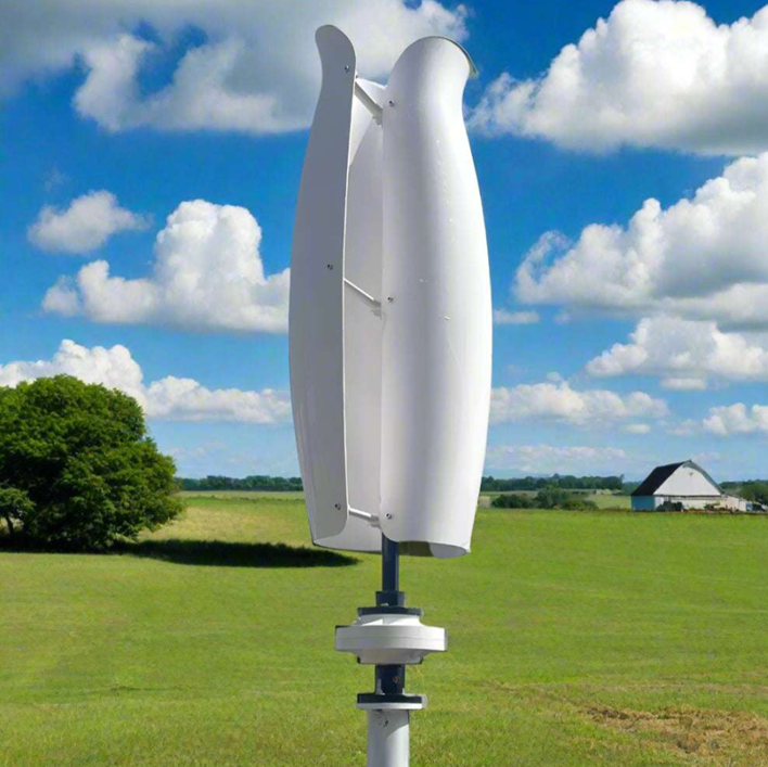 FS-10kW, 15kW & 20kW Vertical Tulip Wind Turbine 12V 24V 48V Wind Power Vertical  BushLine