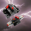Circuit Breaker Fuse 20A to 300A Manual Reset Waterproof 12V 48V electrical supplys  BushLine