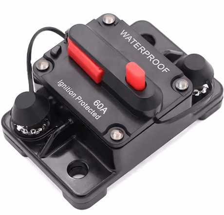 Circuit Breaker Fuse 20A to 300A Manual Reset Waterproof 12V 48V electrical supplys  BushLine