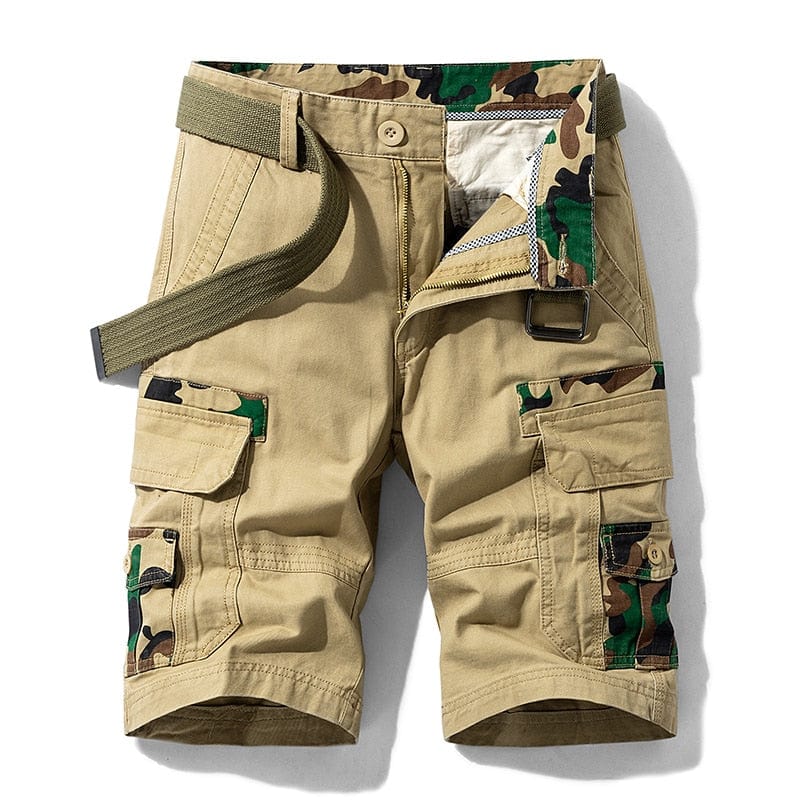 Classic Designs Cargo Shorts Pants Cargo Pants BushLine Khaki 28