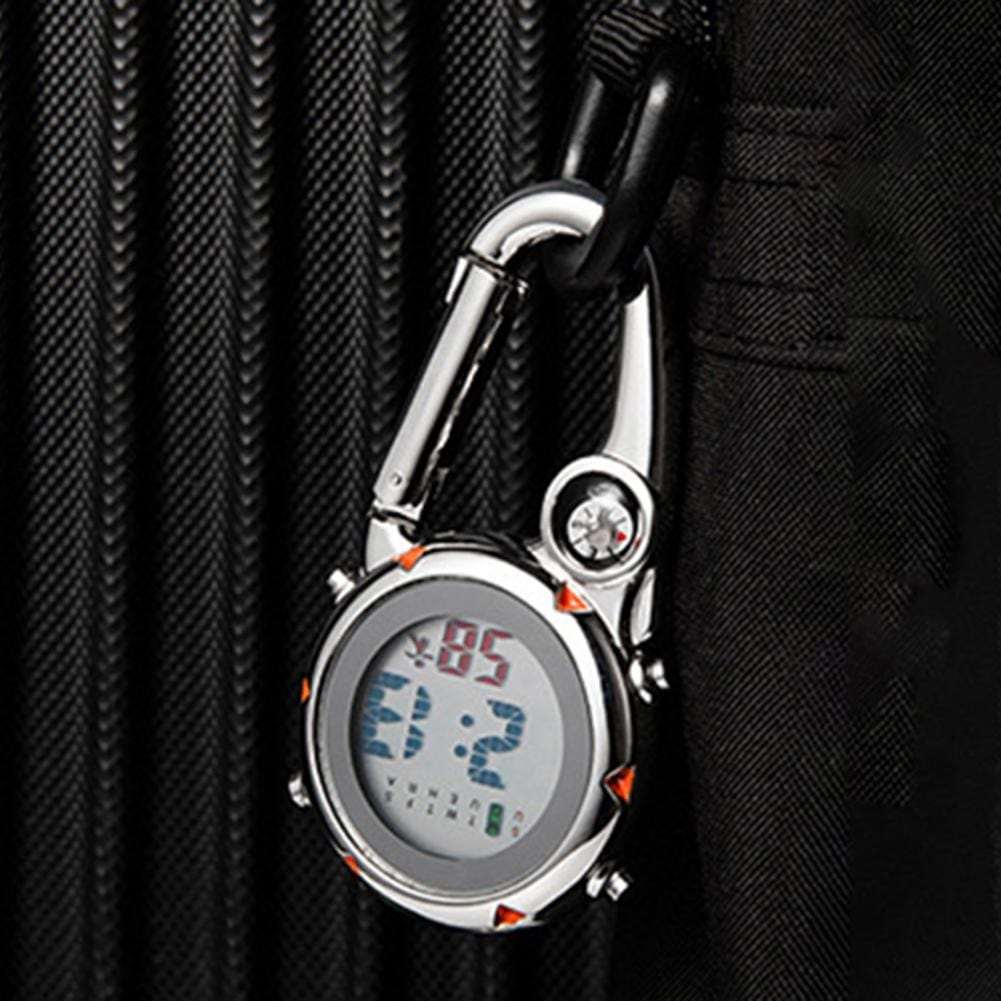 Clip On Carabiner Digital Sports Watches Quartz Optics BushLine