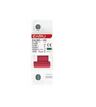 Single-pole breaker, cropped front view; rating plate reads EACBD-125 C125, DC1000V, IEC60947-2, 10000.