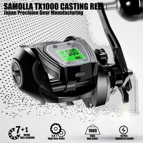 Deep Sea Electronic Fishing Reel  Left or Right Hand Marine & Fishing  