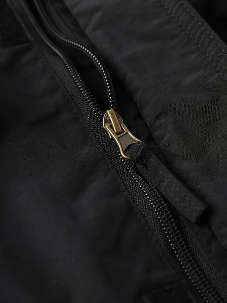 Detachable Sleeves & Hood Windproof Jacket Fleece Lined Workwear Outdoor Clothing  