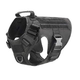 Dog Harness Collar Leash Bags No Pull Dog Stuff BushLine Black Harness S