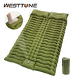 Double Sleep Mattress Self-Inflating  with Pillow Air Bed Camping Equipment  BushLine