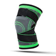 Elastic compression knee sleeve