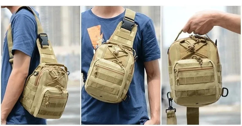 Expandable Molle Adventure Shoulder Sling Chest Pack Bag BackPacks  BushLine