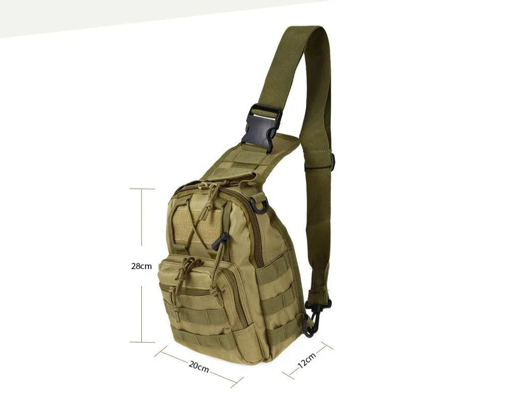 Expandable Molle Adventure Shoulder Sling Chest Pack Bag BackPacks  BushLine