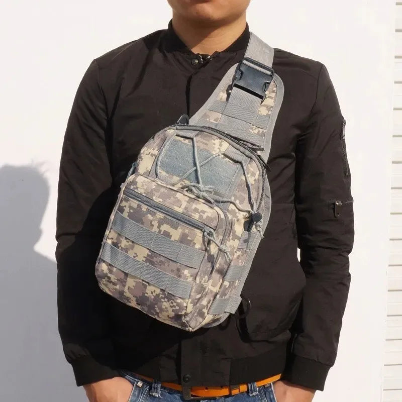 Expandable Molle Adventure Shoulder Sling Chest Pack Bag BackPacks BushLine ACU