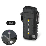 F37 Arc Plasma Waterproof Double Arc Lighter USB Rechargeable electrical supplys  BushLine