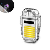 F37 Arc Plasma Waterproof Double Arc Lighter USB Rechargeable electrical supplys  BushLine