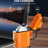 F37 Arc Plasma Waterproof Double Arc Lighter USB Rechargeable electrical supplys  BushLine