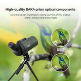 F9334G Spotting Scope 25-75x70 Powerful Monocular with Tripod Optics  BushLine