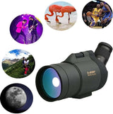 F9334G Spotting Scope 25-75x70 Powerful Monocular with Tripod Optics  BushLine
