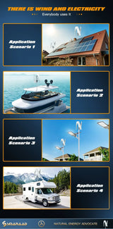 FH-3000watt 3Kw Vertical Wind Turbine 12V 24V 48V Three Blade Wind Power Vertical  