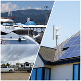 FH-3000watt 3Kw Vertical Wind Turbine 12V 24V 48V Three Blade Wind Power Vertical  BushLine