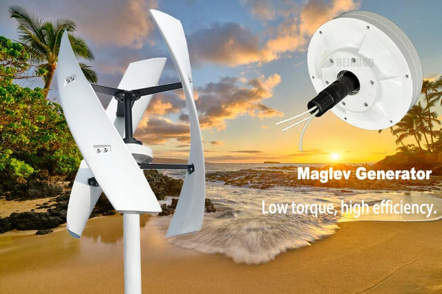 FX series 1Kw, 3Kw & 6Kw Vertical Axis Wind Turbines Wind Power Vertical  BushLine