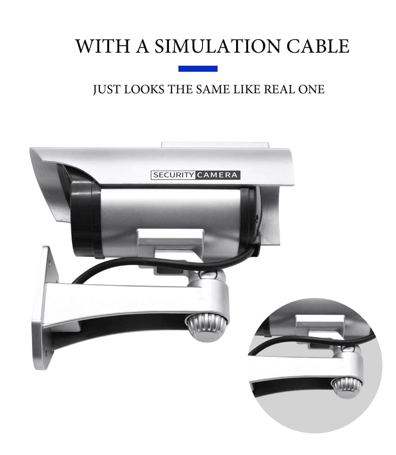 Fake CCTV Camera Solar Powered security systems  