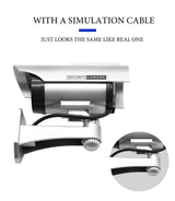 Fake CCTV Camera Solar Powered security systems  