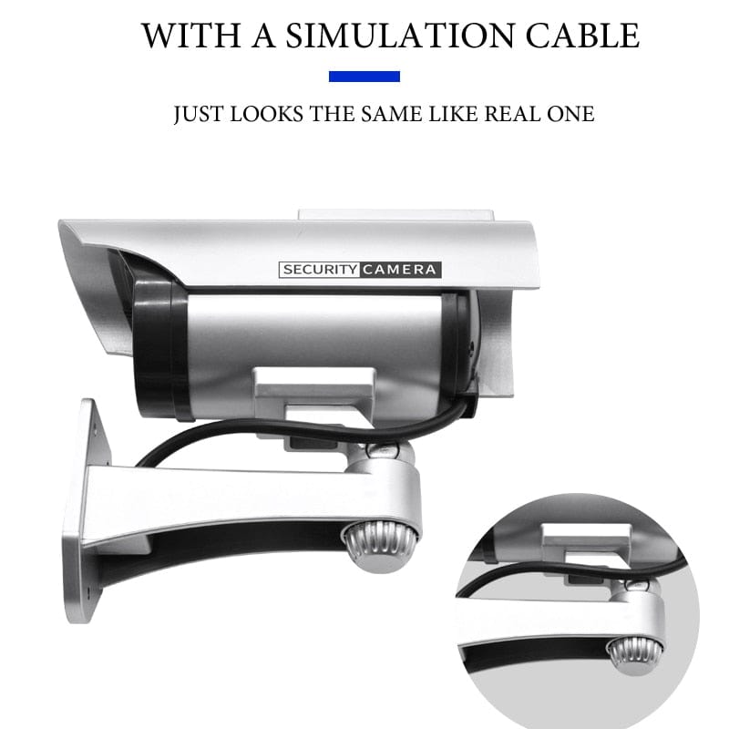 Fake CCTV Camera Solar Powered security systems  