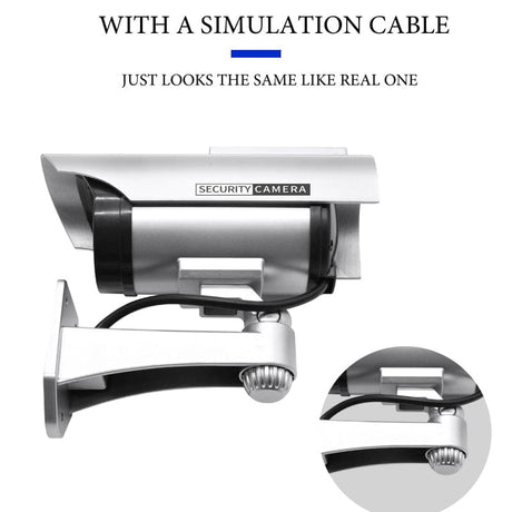 Fake CCTV Camera Solar Powered security systems  