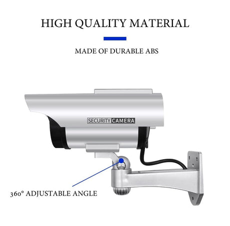 Fake CCTV Camera Solar Powered security systems  