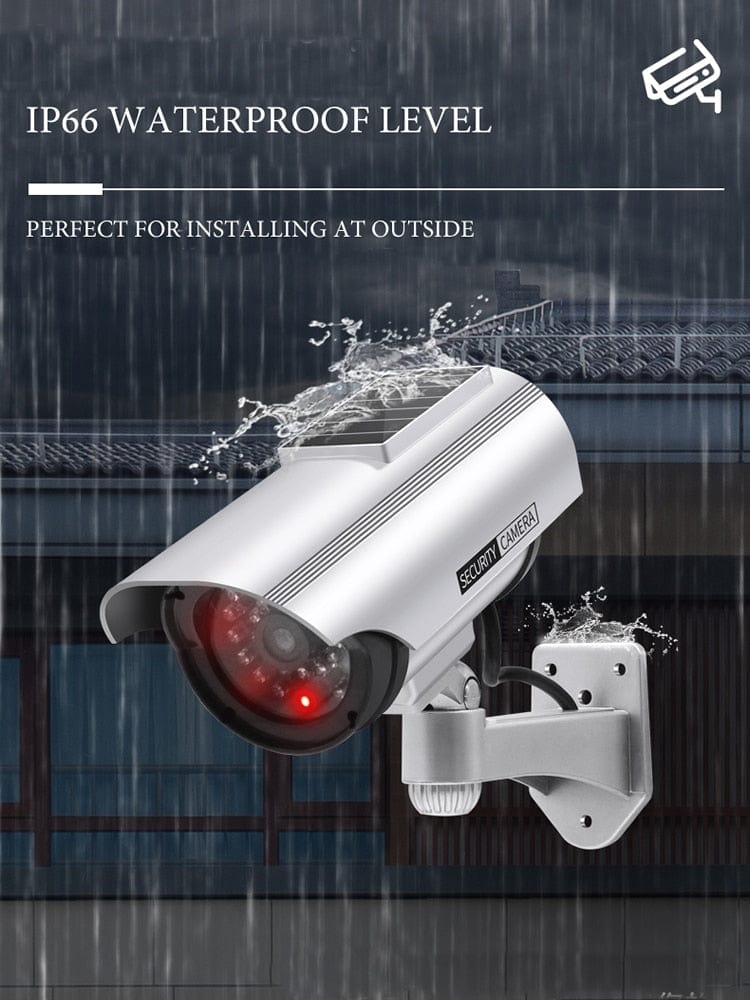 Fake CCTV Camera Solar Powered security systems  BushLine