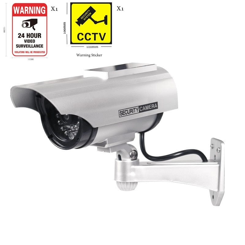 Fake CCTV Camera Solar Powered security systems  BushLine
