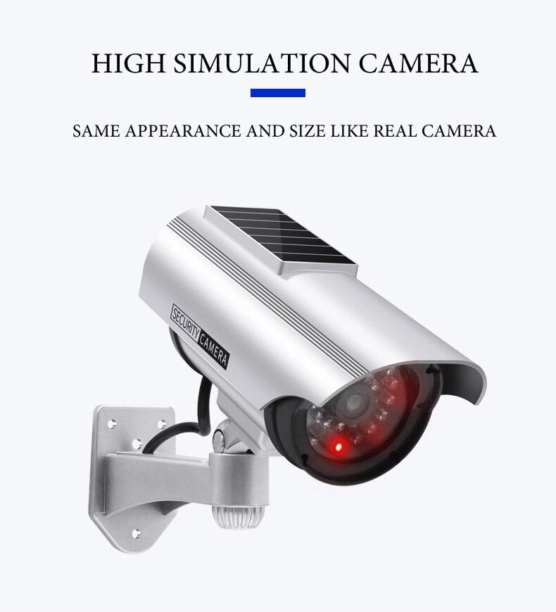 Fake CCTV Camera Solar Powered security systems  BushLine