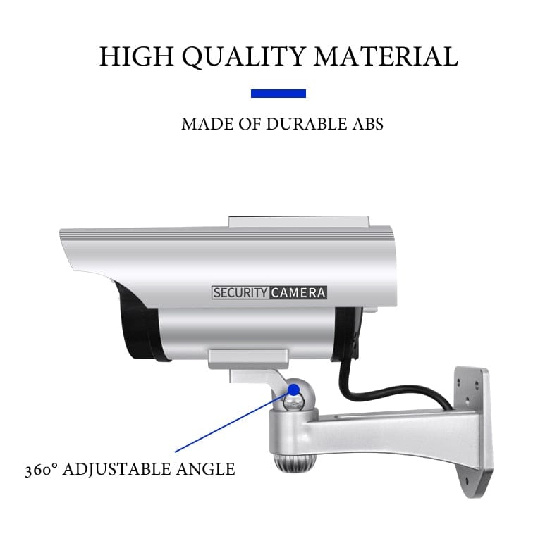 Fake CCTV Camera Solar Powered security systems  BushLine