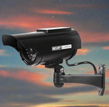 Fake CCTV Camera Solar Powered security systems BushLine Black