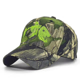 Fish Bone Camo Fishing Caps Cotton Jungle Hat Unisex caps  BushLine