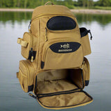 Fishing Tackle Backpack Multifunctional BackPacks BushLine Khaki