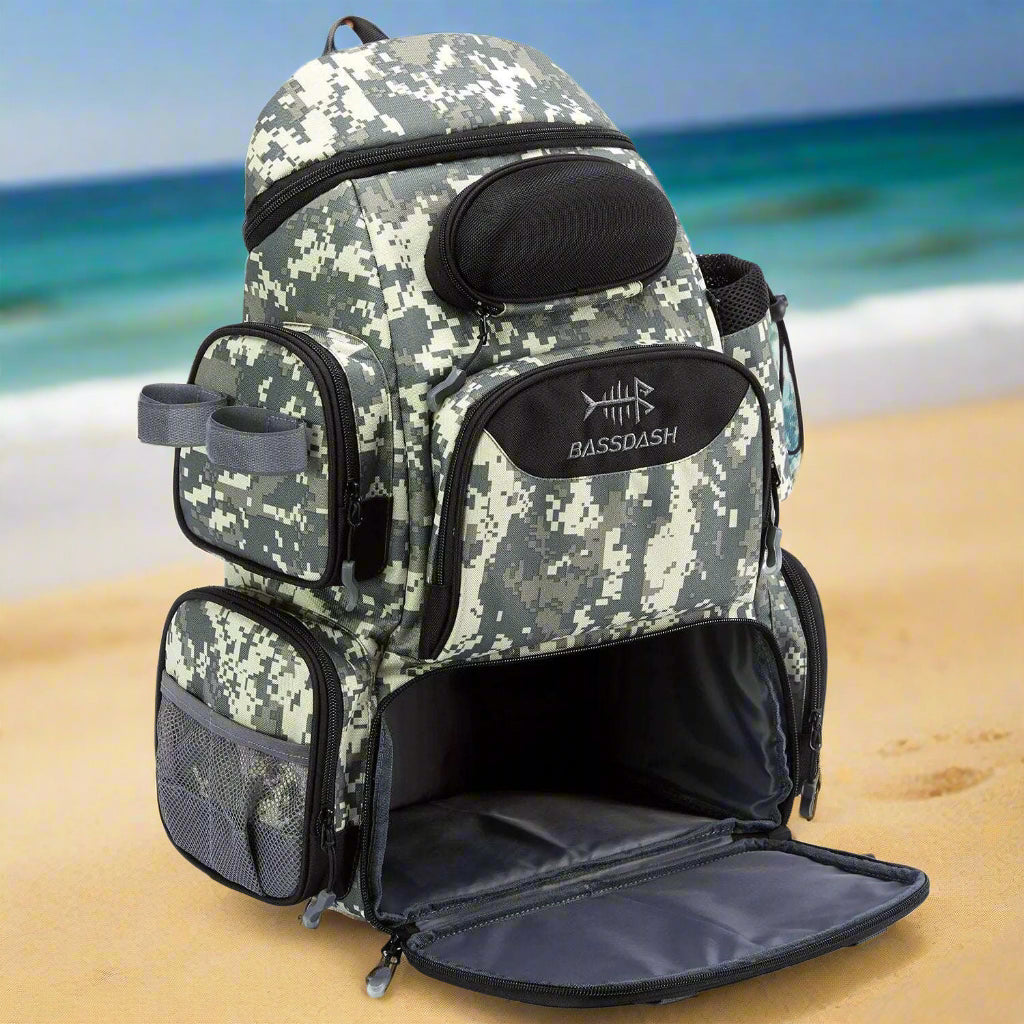Fishing Tackle Backpack Multifunctional BackPacks BushLine Camo