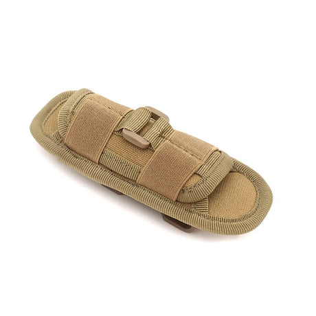 Flashlight Pouch 360 Degree Belt Clip Torch Holder Helmet & Pack Accessories  