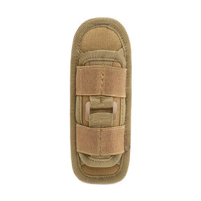 Flashlight Pouch 360 Degree Belt Clip Torch Holder Helmet & Pack Accessories  