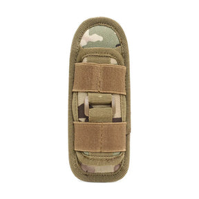 Flashlight Pouch 360 Degree Belt Clip Torch Holder Helmet & Pack Accessories  