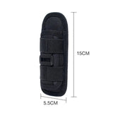 Flashlight Pouch 360 Degree Belt Clip Torch Holder Helmet & Pack Accessories  BushLine