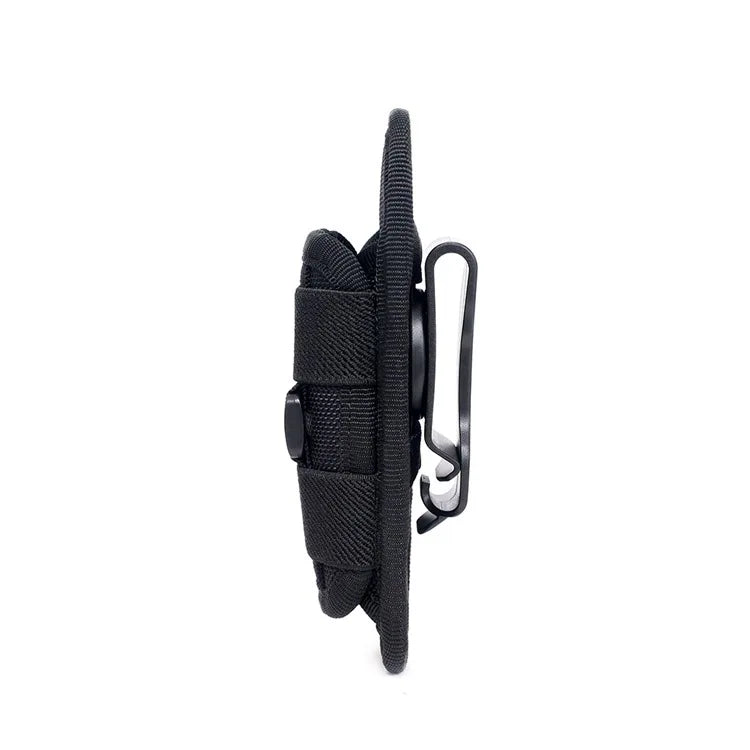 Flashlight Pouch 360 Degree Belt Clip Torch Holder Helmet & Pack Accessories  BushLine