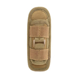 Flashlight Pouch 360 Degree Belt Clip Torch Holder Helmet & Pack Accessories BushLine Tan